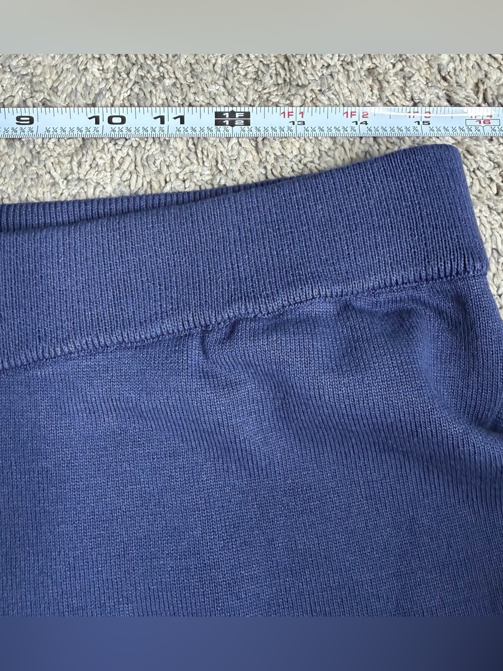 COMMENSE Golden Button Knit Vest Pants Set XL navy wide leg sleeveless high rise - Picture 14 of 16